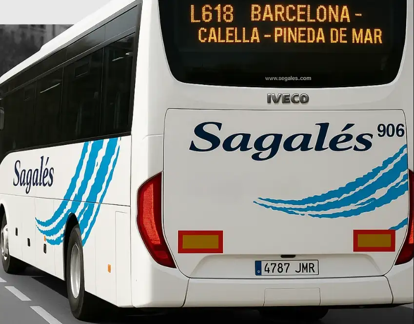 Autobús-Barcelona-Calella-Pineda de Mar