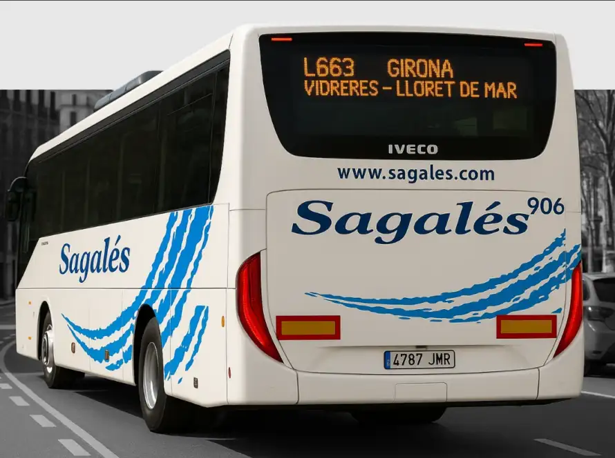 AUTOBUS-GIRONA-VIDRERES-LLORET DE MAR